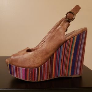 Madden girl multi color wedges